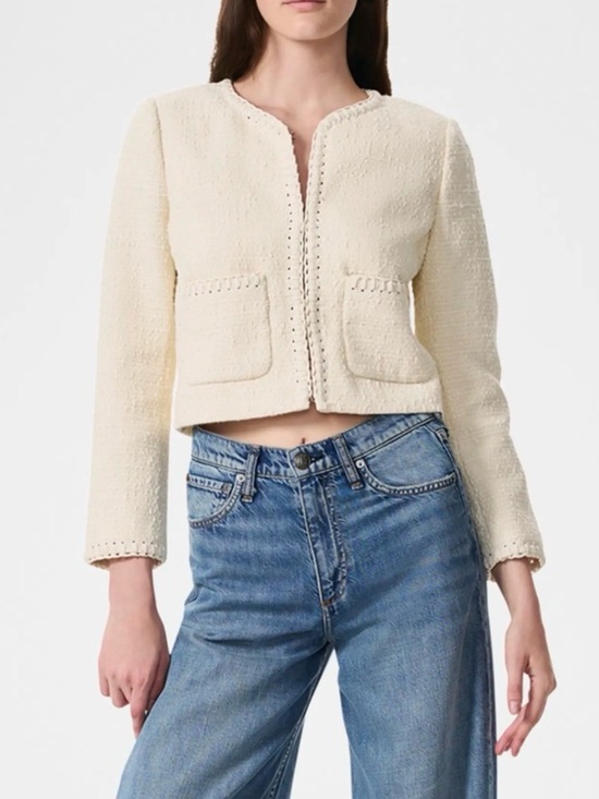 rag & bone Jackets & Blazers - NWT Rag & Bone White Cheyenne Tweed Jacket
